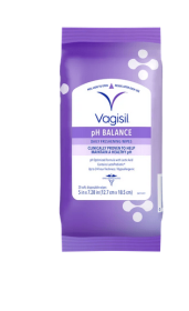 Vagisil PH Balance Daily Freshening Wipes for Feminine Hygiene, 20 Count